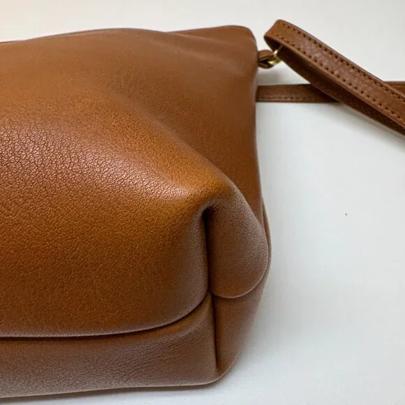 Primecut Cognac Leather Mini Hobo - Picture 8 of 10